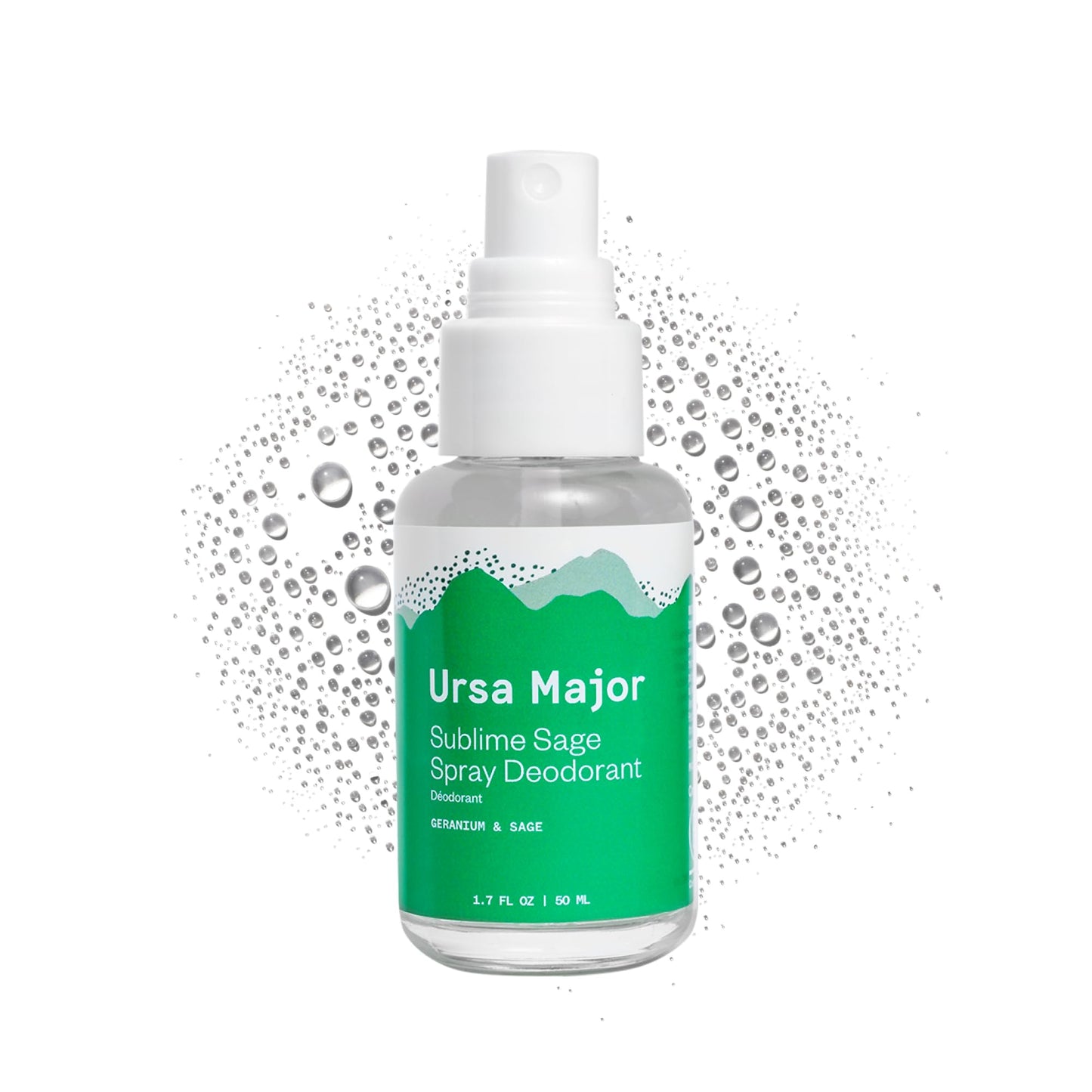 Ursa Major, Deodorant Sublime Sage Spray, Geranium & Sage, 1.7oz/50ml