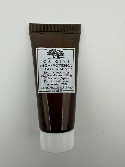 Origins, Moisturizer High-Potency Night-A-Mins Resurfacing Cream, Regular, 0.5oz/15ml