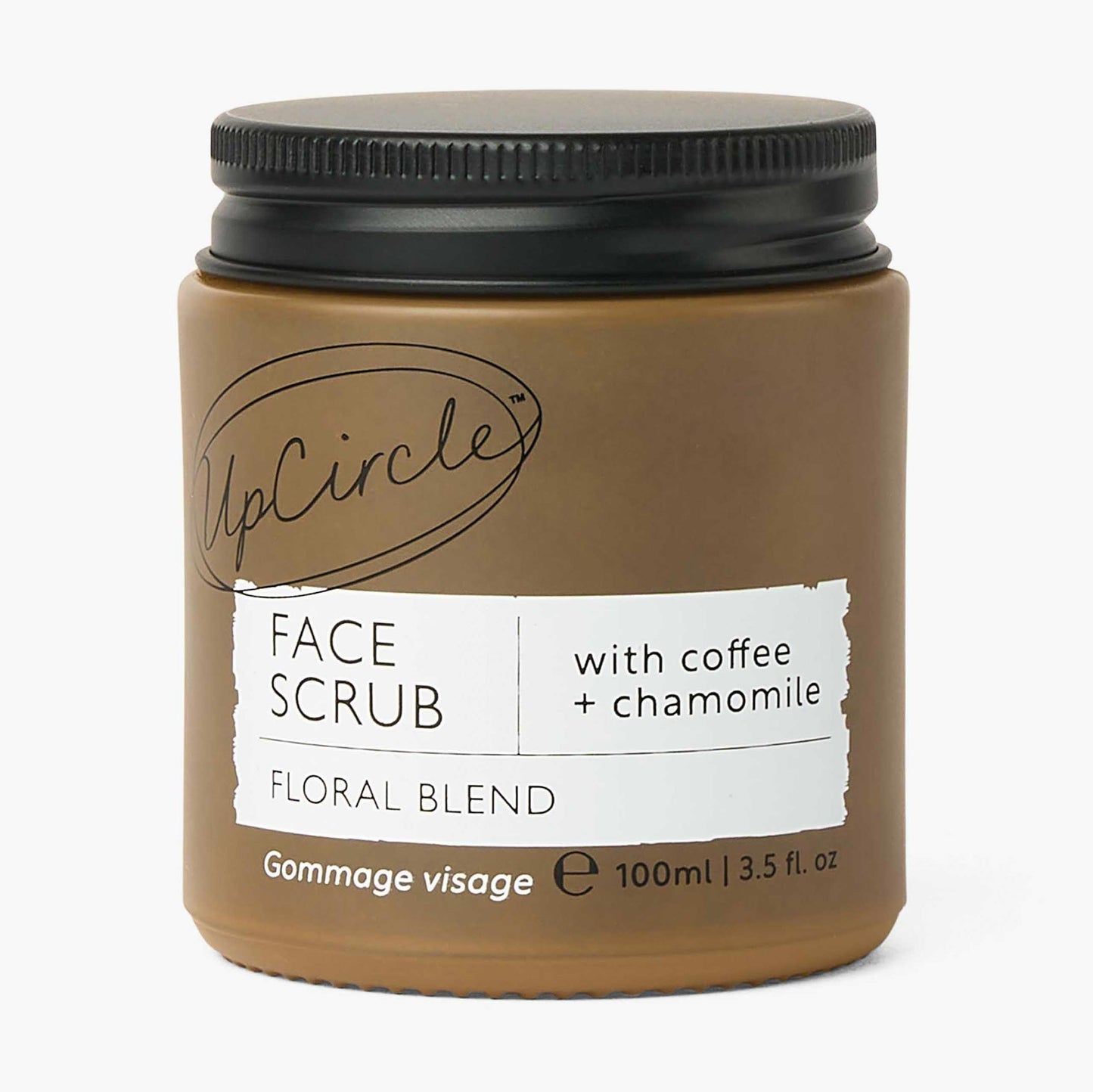 UpCircle, Scrub Coffee Grounds Face, Floral Blend, 3.5oz/100ml