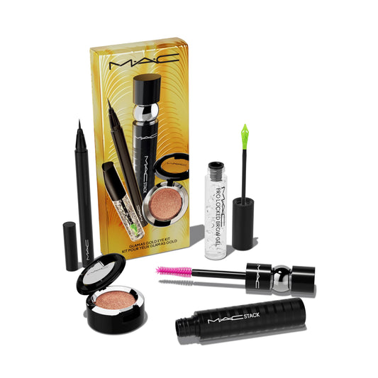 MAC, Set, H24 Glam As Gold Eye Kit, 4pc