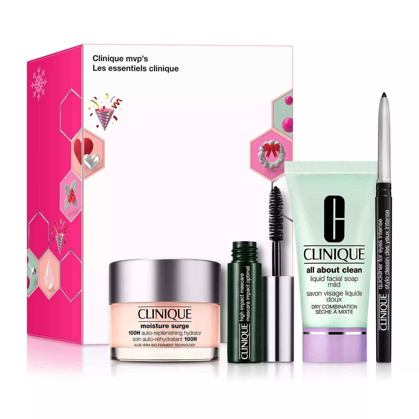 Clinique, Bundle, MVP'S Skincare Makeup, 4pc