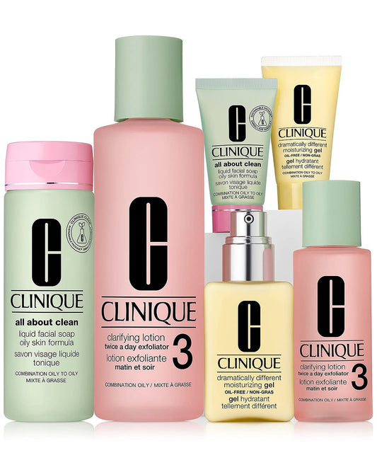 Clinique, Set, Great Skin Everywhere, Oily, 6pc