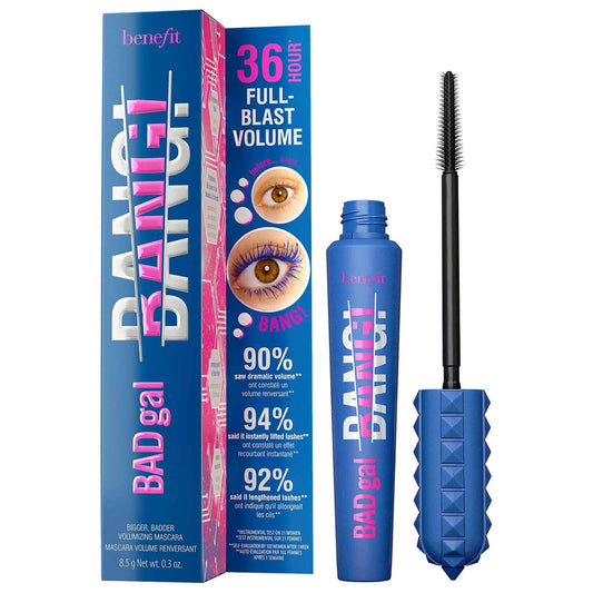 Benefit, Mascara BadGal Bang, Brightening Blue, 0.3oz/8.5g