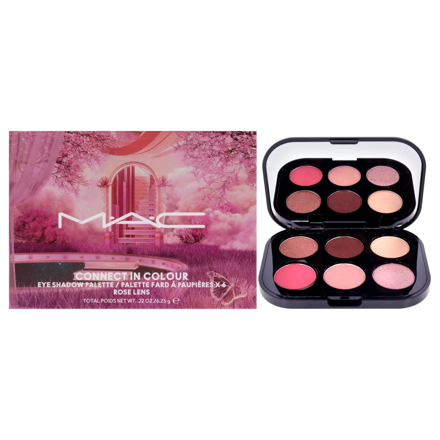 MAC, Palette Eyeshadow, Connect In Colour, Rose Lens x6