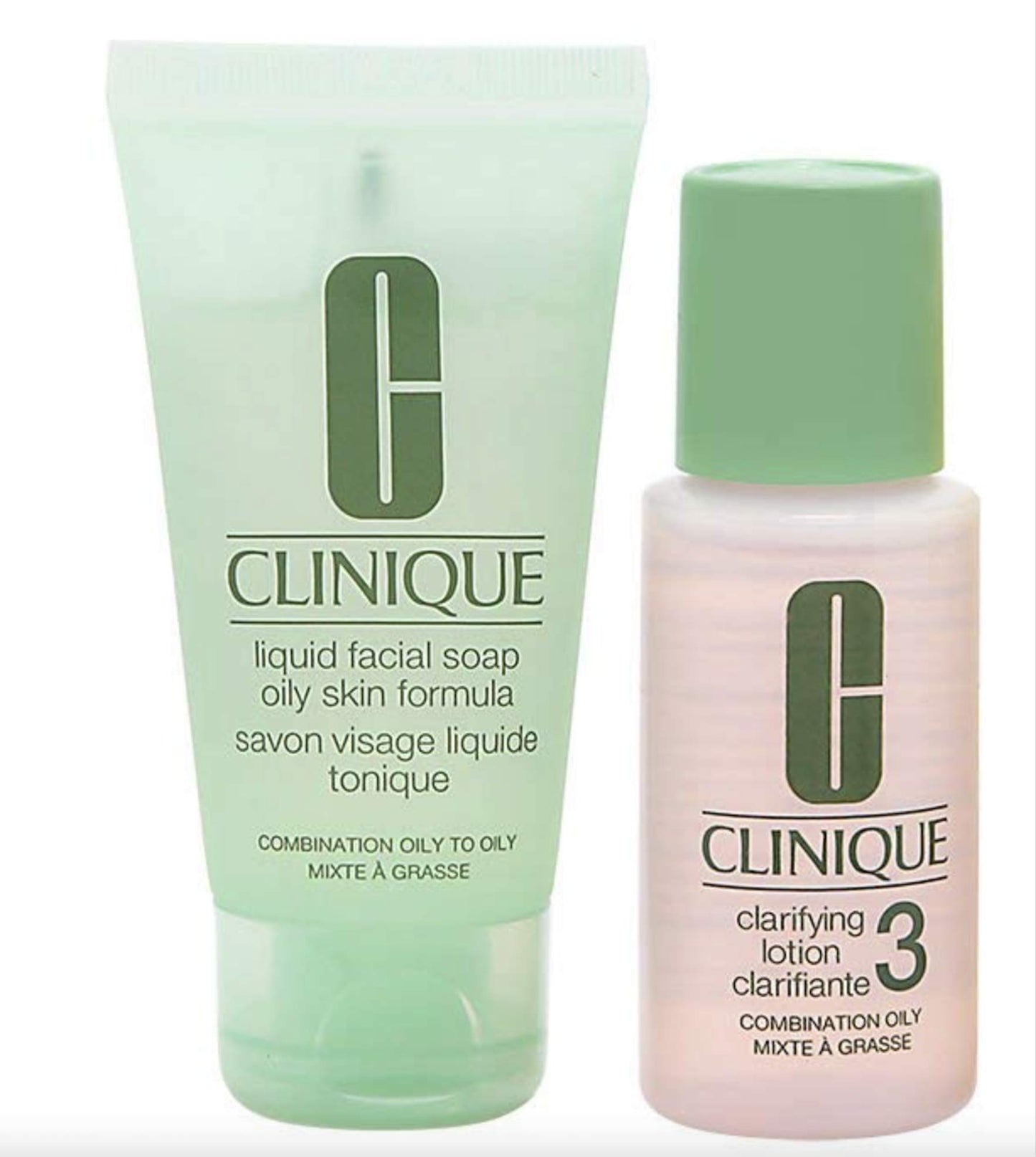 Clinique, Bundle, Liquid Facial Soap and Toner, Oily, 2pc