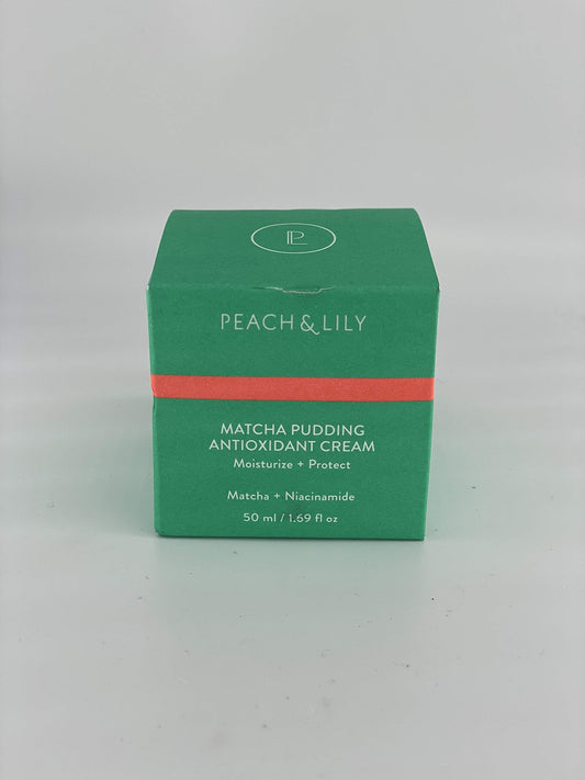 Peach & Lily, Moisturizer Matcha Pudding Antioxidant Cream, 1.69oz/50ml