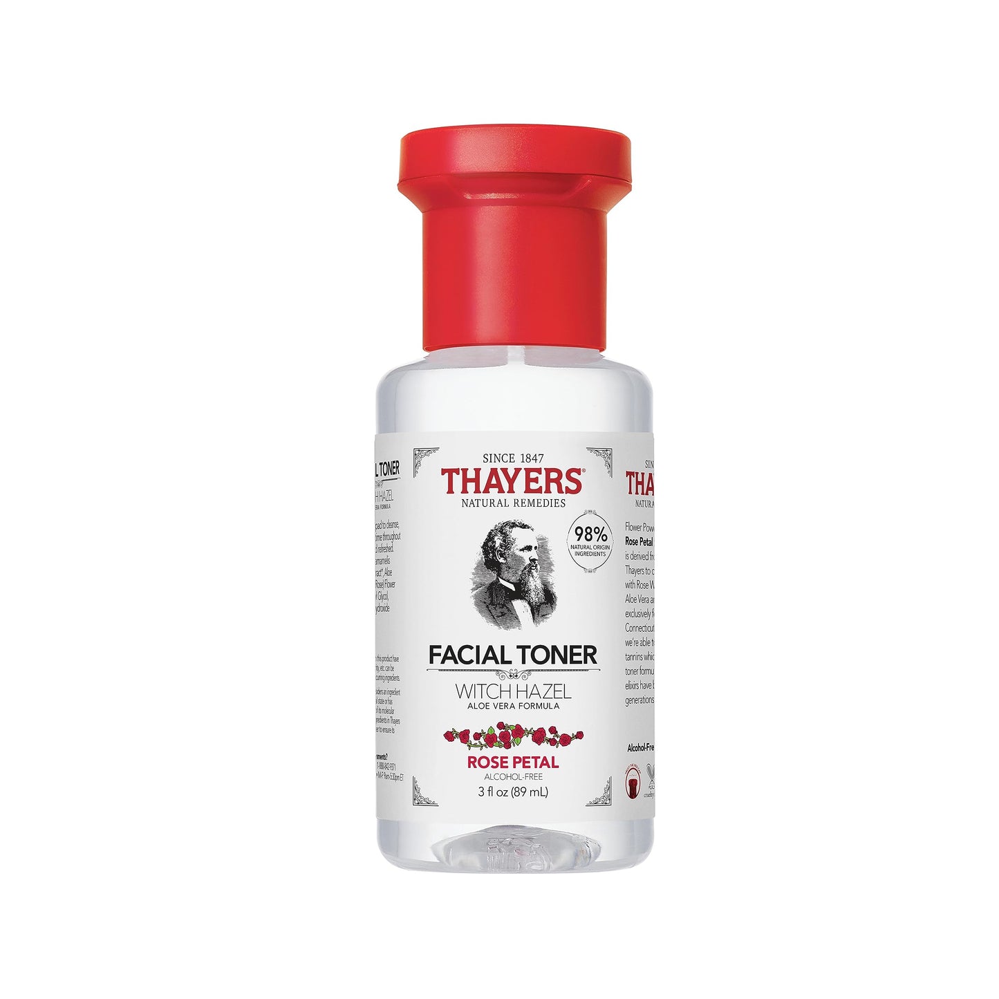 Thayers, Toner Witch Hazel Facial, Rose Petal, 3oz/89ml