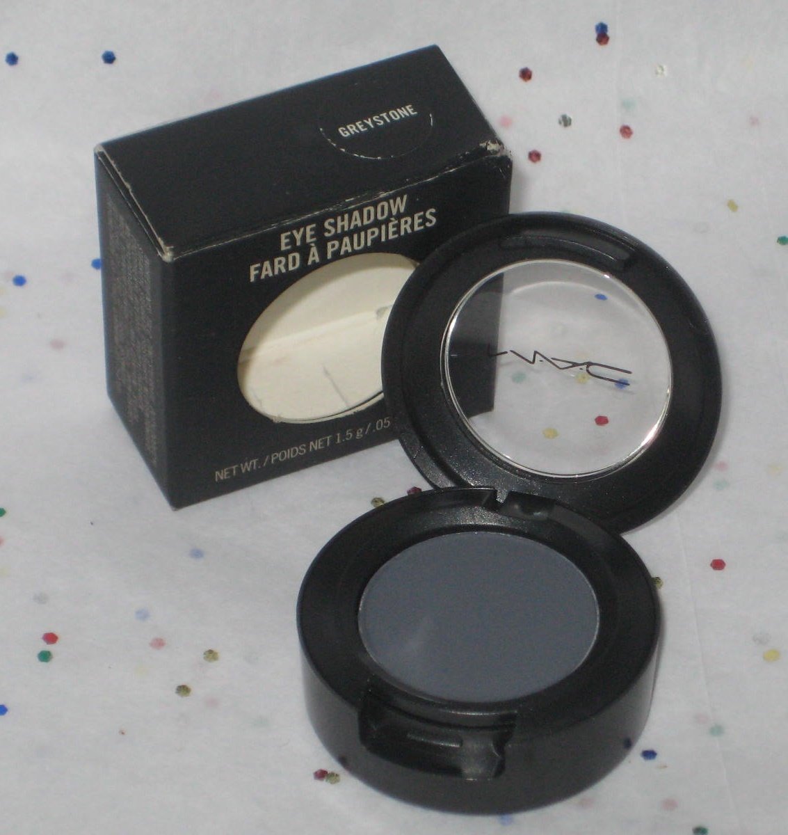 MAC, Eyeshadow Regular, Greystone Matte, 0.05oz/1.5g