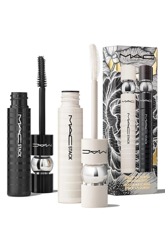 MAC, Bundle, H24 Stack + Flourish Mascara Duo, 2pc