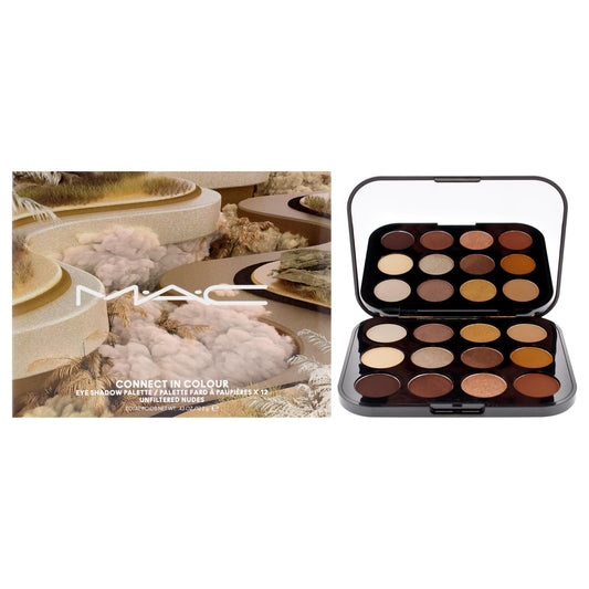 MAC, Palette Eyeshadow, Connect In Colour Large, Unfiltered Nudes x12