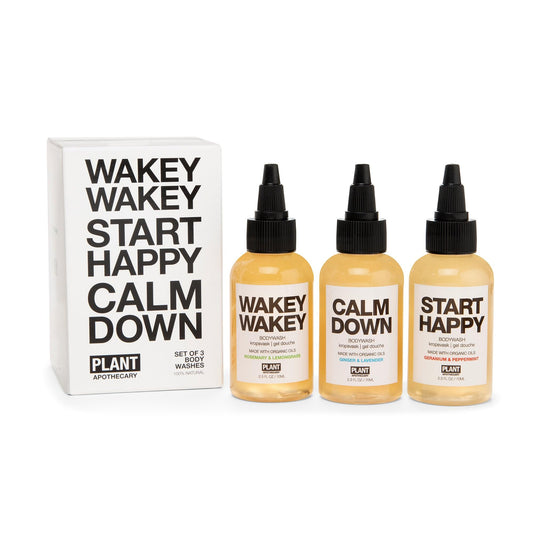 Plant Apothecary, Set, Body Wash Minis, 3pc