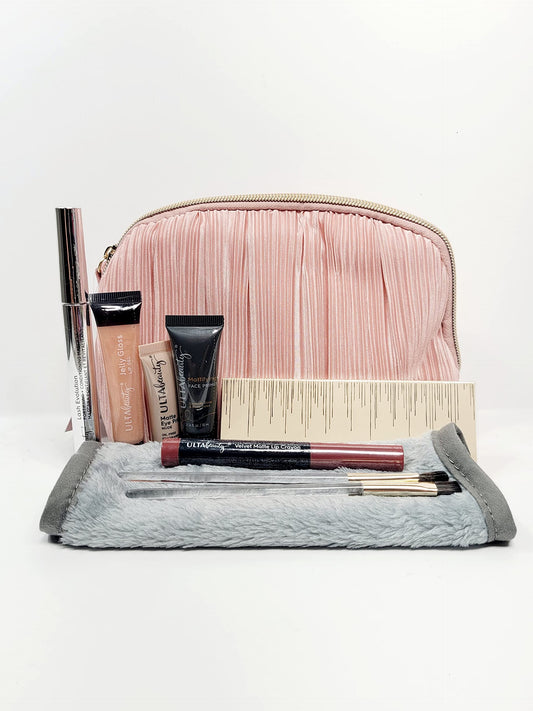 Ulta, Set, Makeup, Pink Bag, 10pc