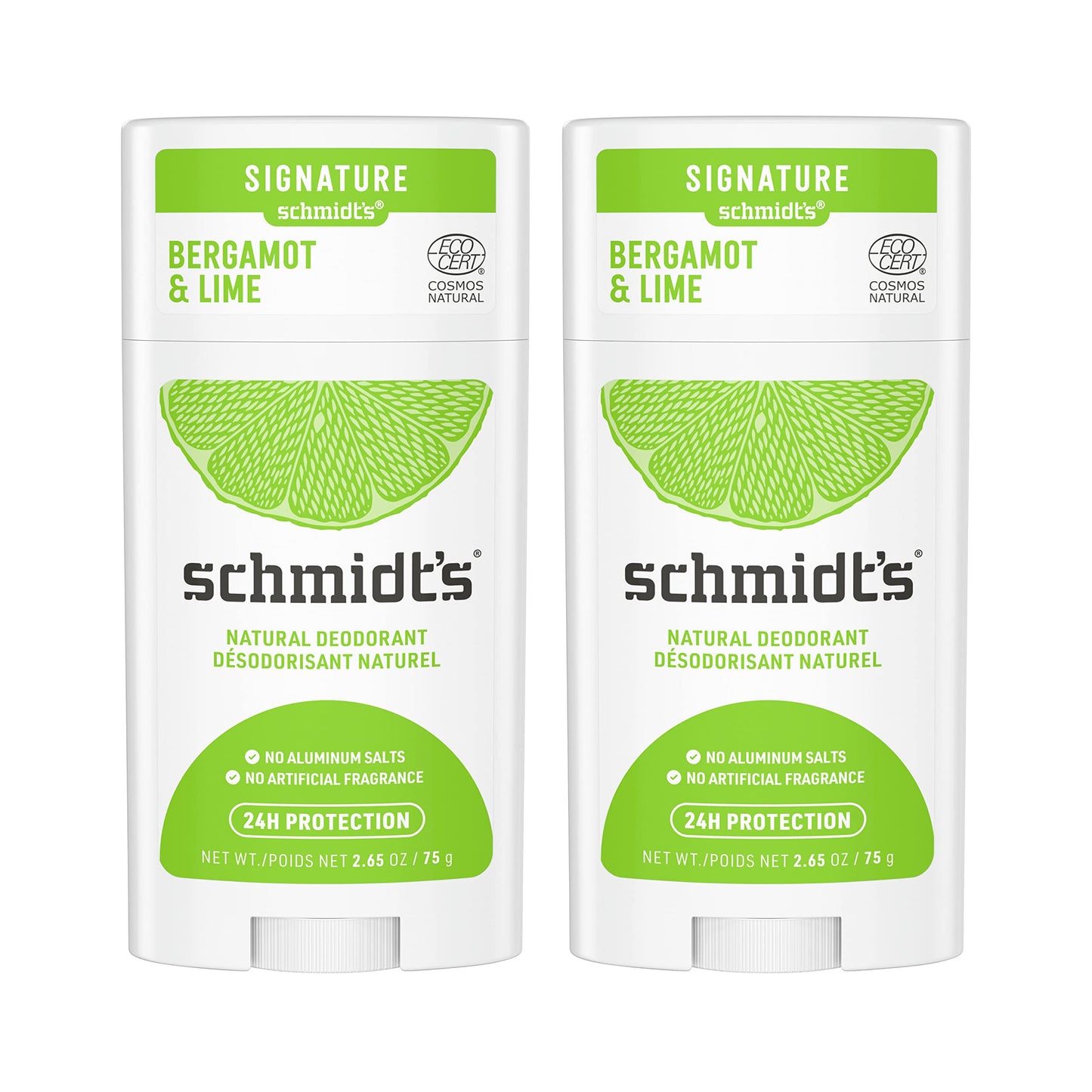 Schmidt's, Deodorant Stick Etiquette, Lavender + Sage, 0.7oz/19.8g