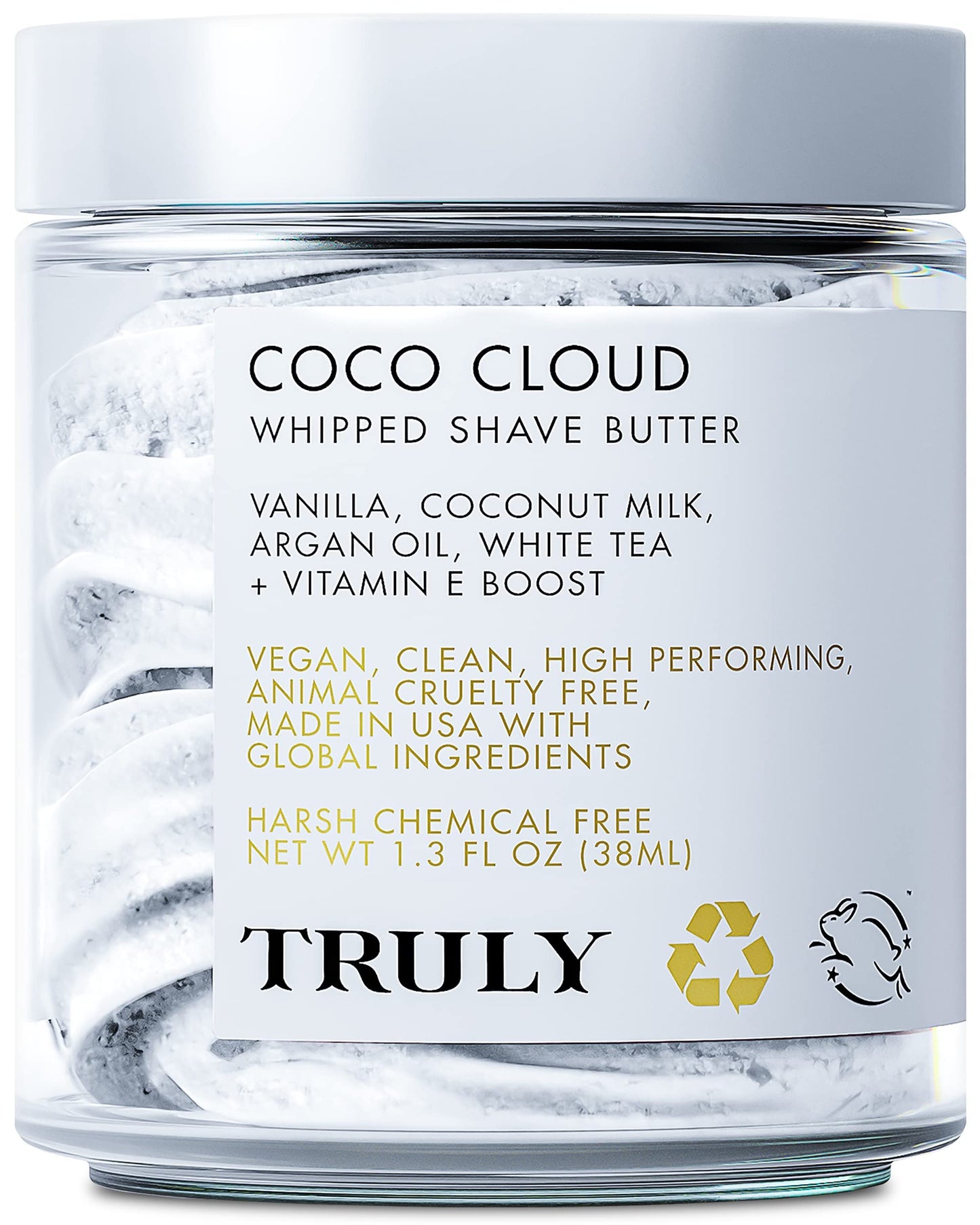 Truly, Shave Coco Cloud Whipped Butter, 1.3oz/38ml