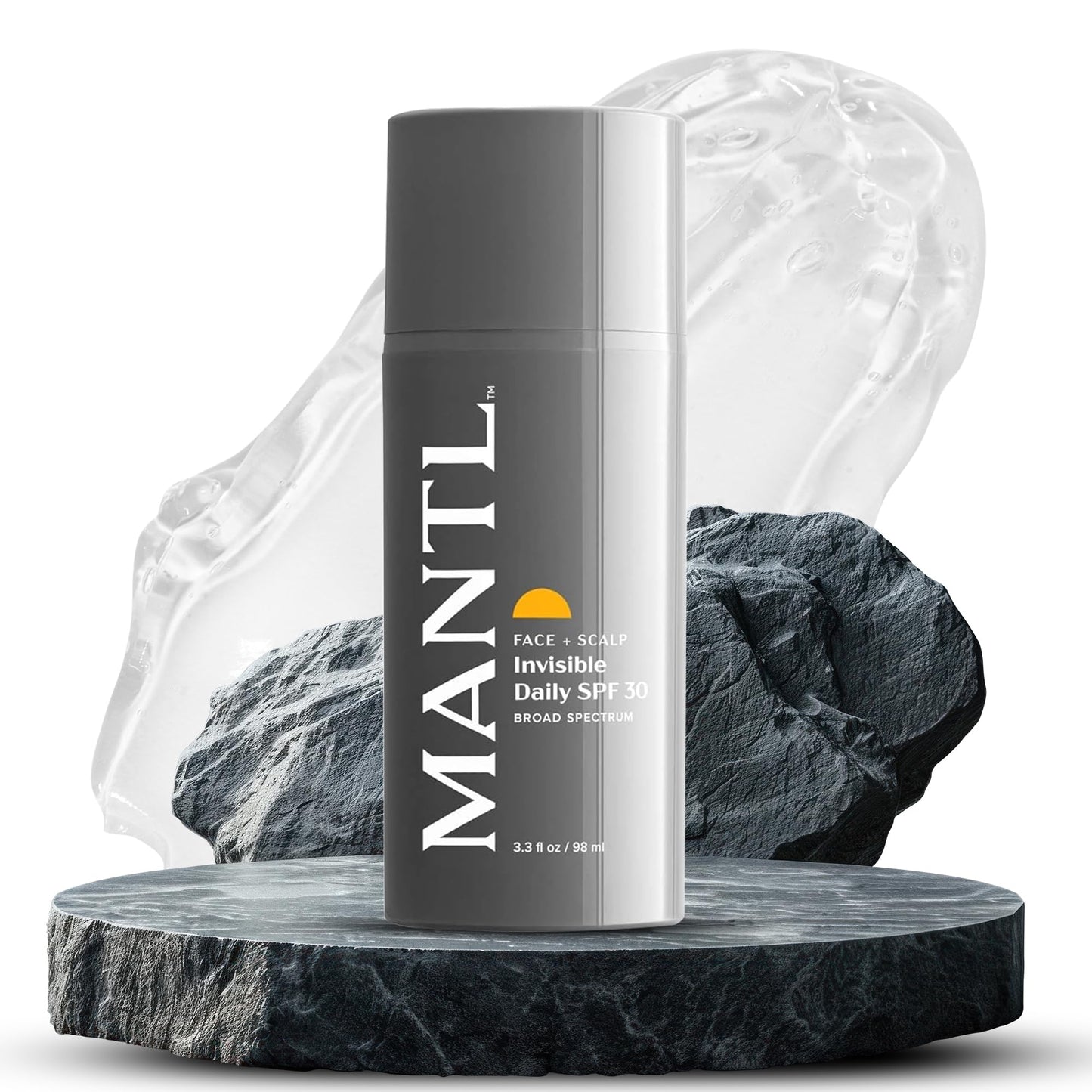 Mantl, Sunscreen Invisible Daily SPF30, 3.3oz/98ml
