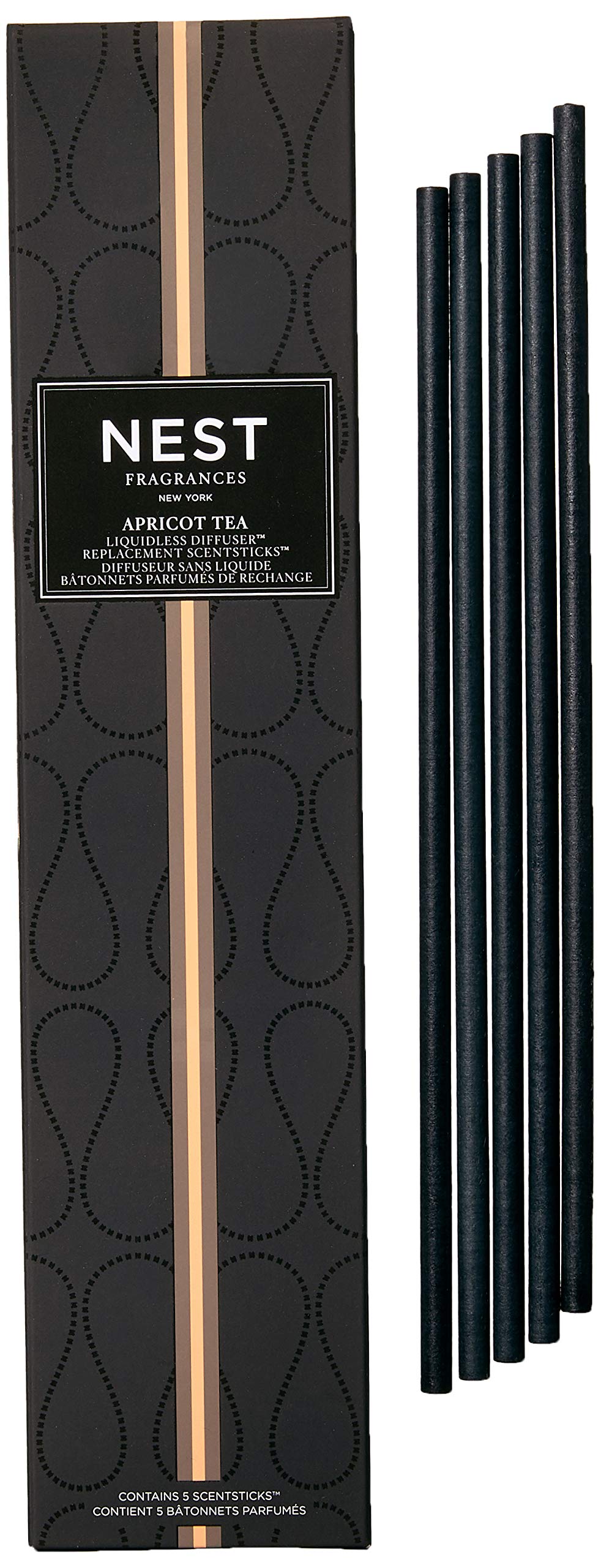 Nest, Diffuser Liquidless Refill, Apricot Tea, 5pc