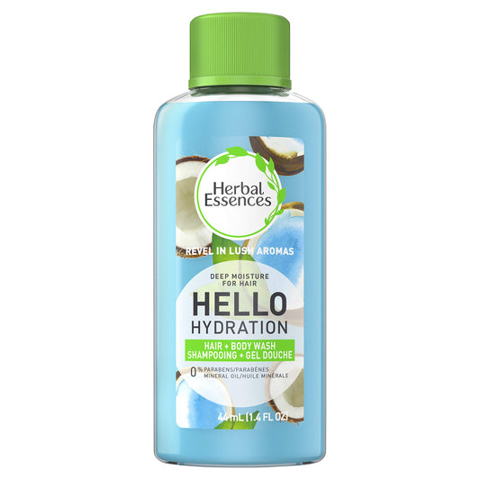 Herbal Essence, Shampoo + Body Wash Hello Hydration, 1.4oz/44ml