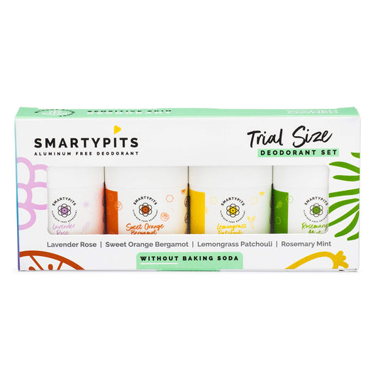 SmartyPits, Set, Deodorant Trial Size, 4pc